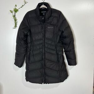 Marmot Montreal Coat Black Long Down Parka Jacket